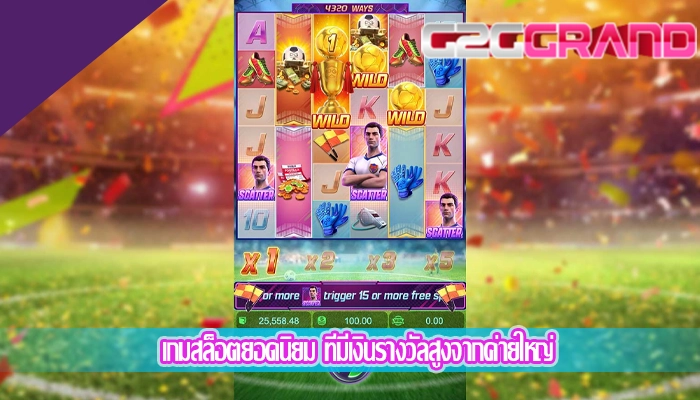 เกมสล็อตยอดนิยม ที่มีเงินรางวัลสูงจากค่ายใหญ่